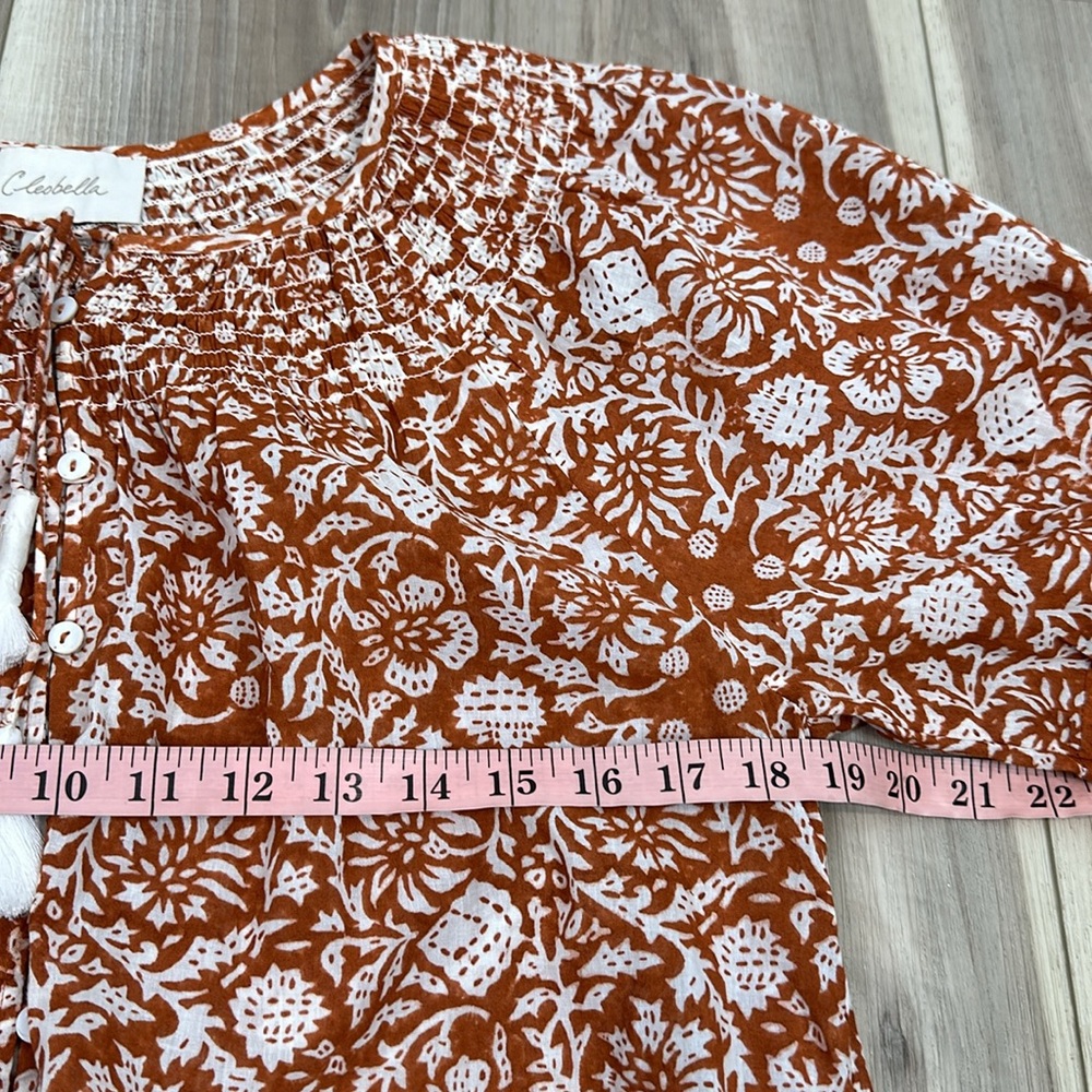 Cleobella Adel organic cotton blouse size medium - Picture 8 of 8